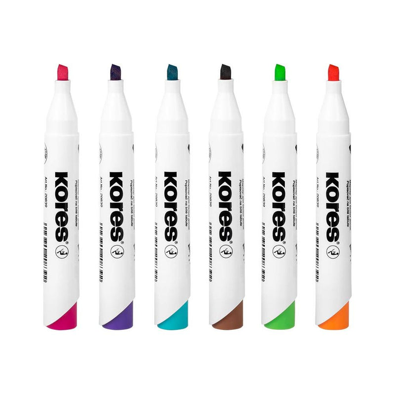 Kores Whiteboard Markers - Set of 6