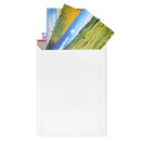 ILC Heavy Duty Photo Cardboard Mailing Envelope White with Self Seal Tab - Pack of 1