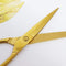 Professional 7" Multi-Purpose Stainless Steel Heavy Duty Straight Edge Gold Scissors
