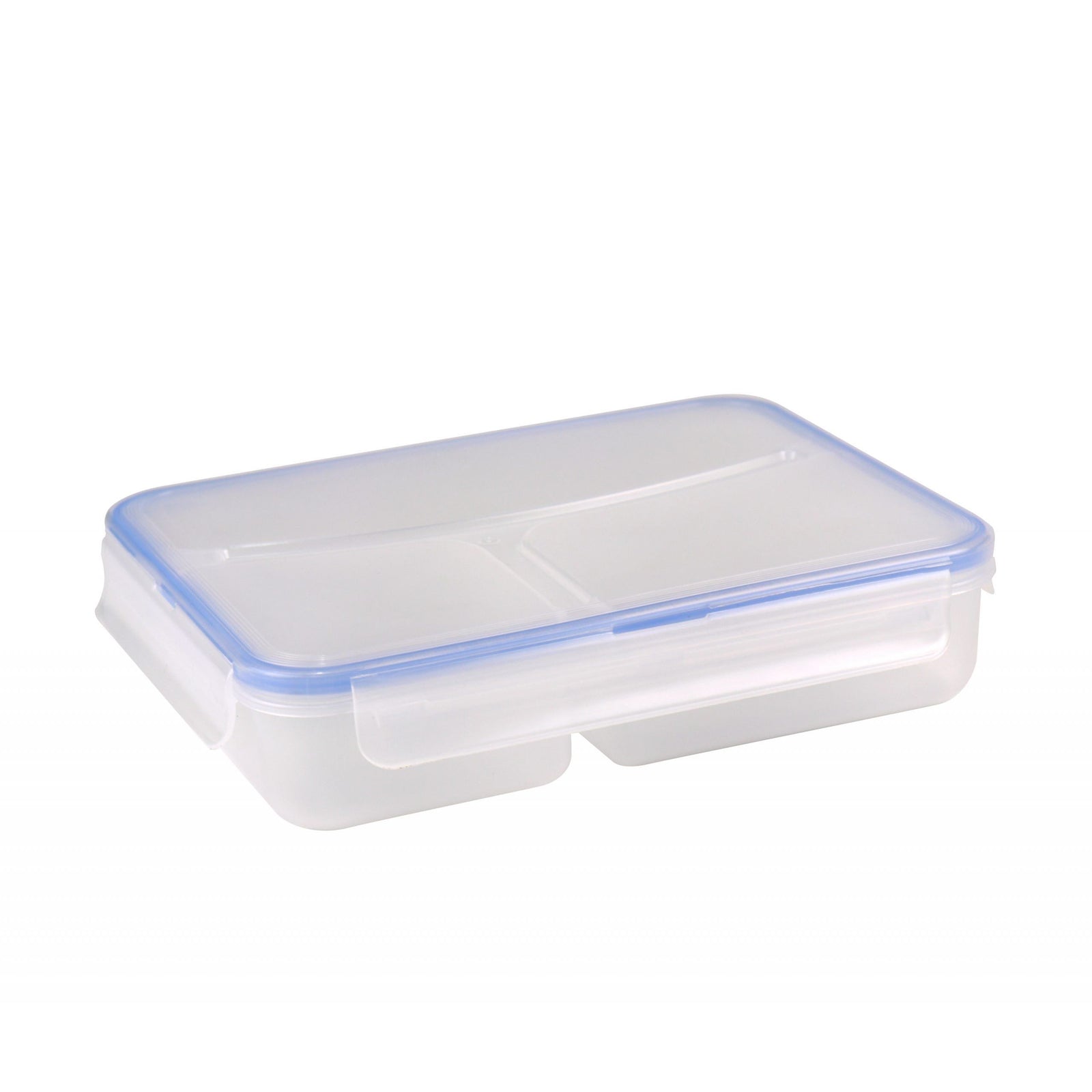 Micron Ware SUPER LOCK Anti-Bacterial 3 Dividers Lunch Box Tupperware with Lid 185x235x53mm