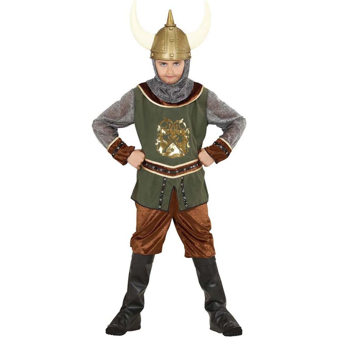 NEW W WIDMANN MILANO Party Fashion Kids Costume Viking 5-7 years NEW W WIDMANN MILANO Party Fashion Kids Costume Viking 5-7 years