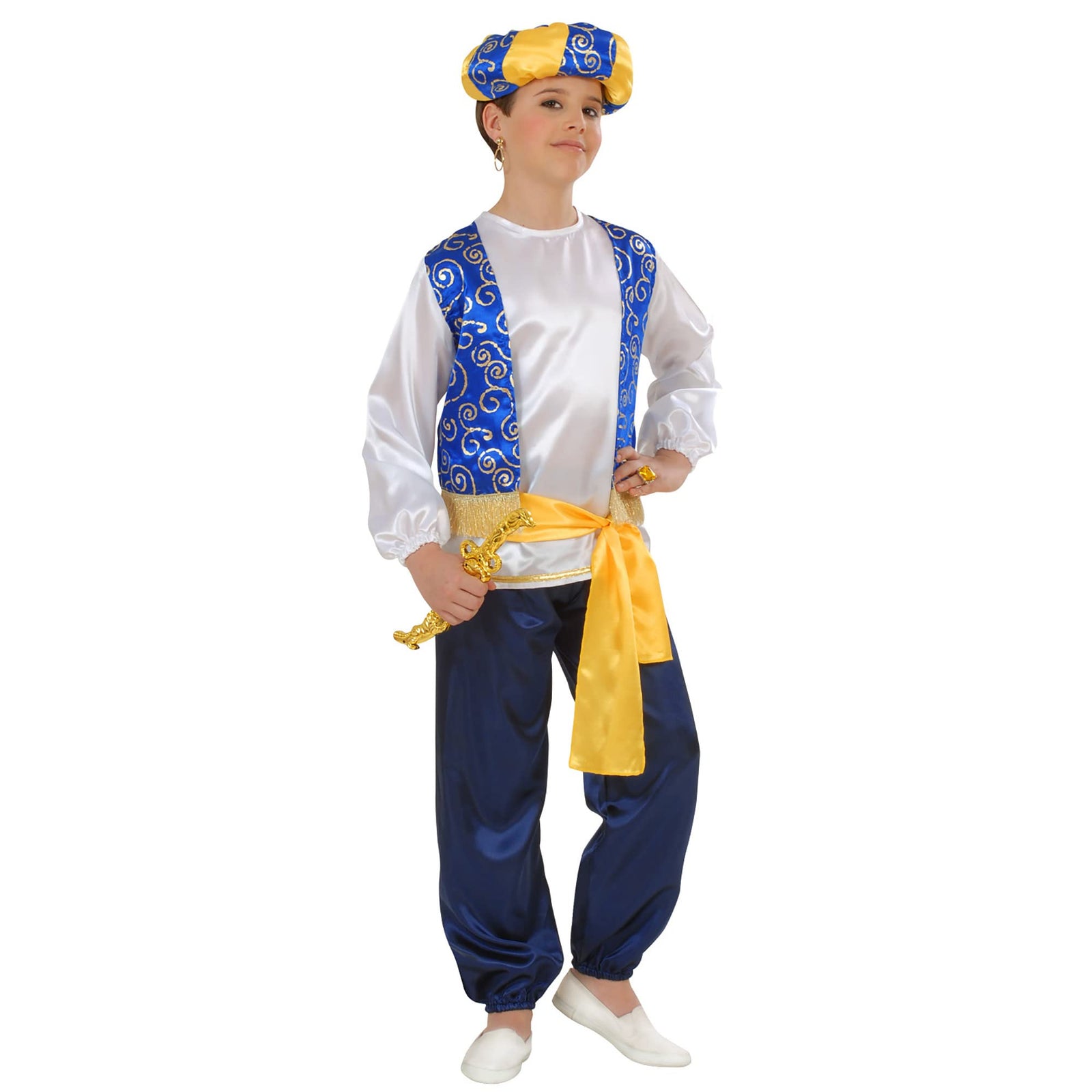 NEW W WIDMANN MILANO Party Fashion Kids Costume Arab Prince NEW W WIDMANN MILANO Party Fashion Kids Costume Arab Prince