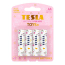 NEW TESLA Future Batteries Toys+ Batteries for Girls Alkaline AA - Pack of 4