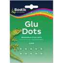 Bostik REMOVABLE Glue Dots 10mm Double Sided Transparent Sticky Circles - Pack of 64