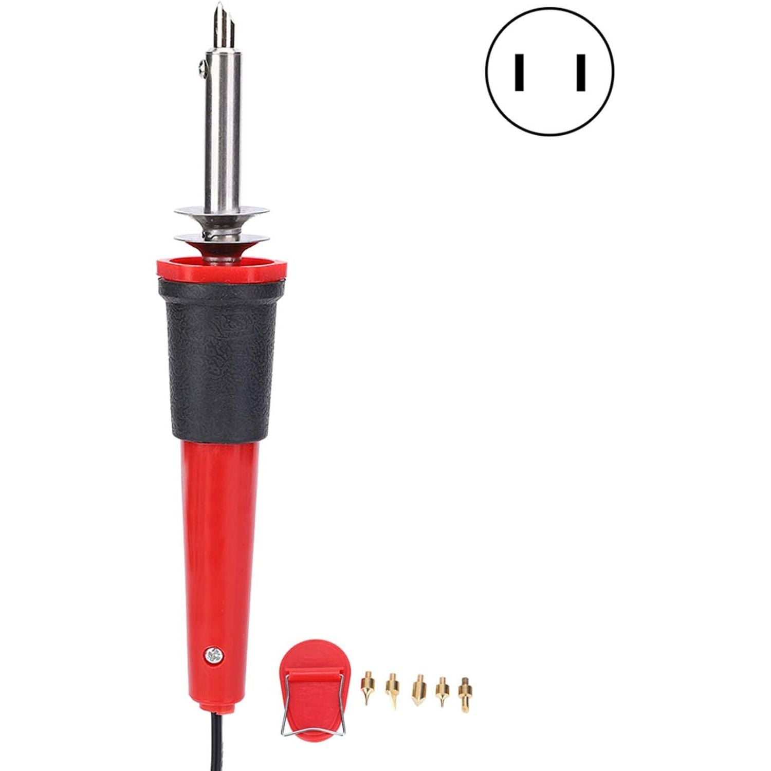 ILC Wood Burning & Soldering Pen 220V-240V / 30W with 5 Heads Set ILC Wood Burning & Soldering Pen 220V-240V / 30W with 5 Heads Set