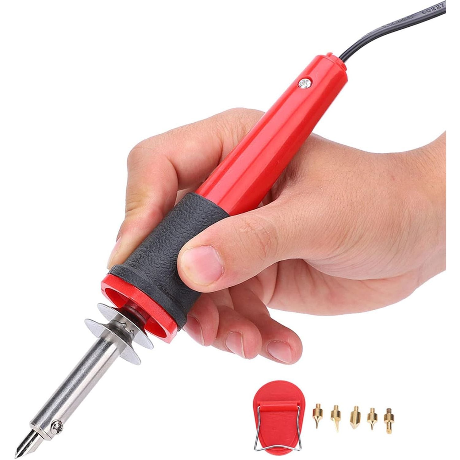 ILC Wood Burning & Soldering Pen 220V-240V / 30W with 5 Heads Set ILC Wood Burning & Soldering Pen 220V-240V / 30W with 5 Heads Set