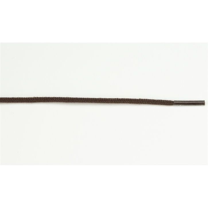 Dasco Formal Laces Waxed Round Thin 2mm - Brown 75cm