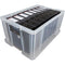 NEW Whitefurze 70L Allstore Transparent Storage Box with Lid 66 x 45 x 32 CM