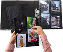NEW Herma Photo Binder Black 10x15cm Pockets 4/Sheet - Pack of 10 Sheets