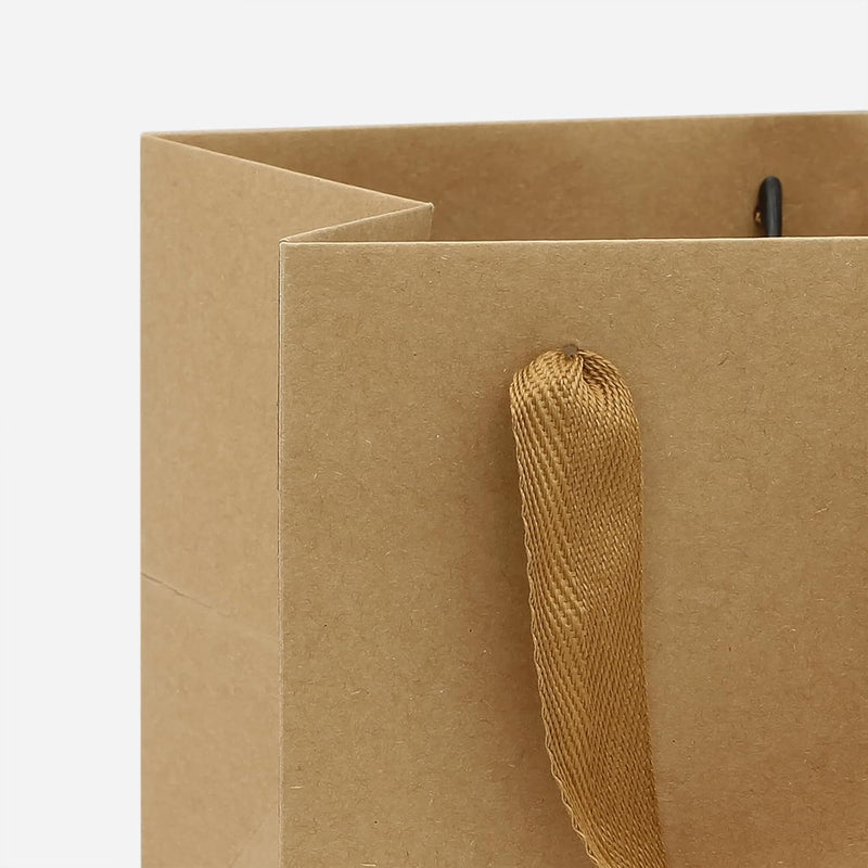 ILC Kraft Paper Gift Bag Large Square Bottom with Handles 40x40x40cm