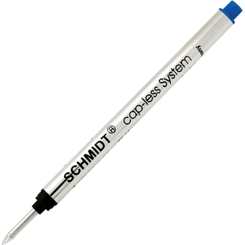 Schmidt 8127 Long Capless Rollerball Refill Medium Point 0.7mm Blue - Pack of 1