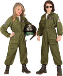 NEW W WIDMANN MILANO Party Fashion Kids Costume Fighter Jet Pilot