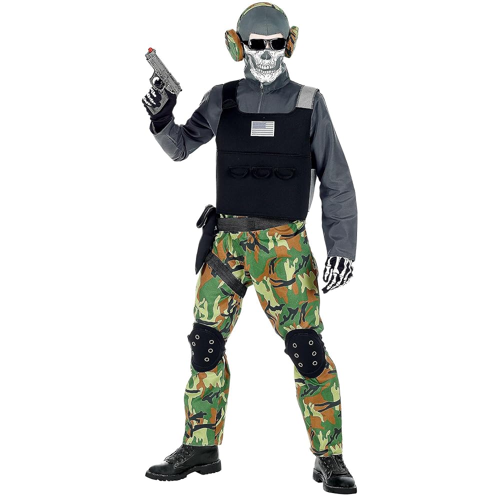 NEW W WIDMANN MILANO Party Fashion Kids Costume Skeleton Solider NEW W WIDMANN MILANO Party Fashion Kids Costume Skeleton Solider