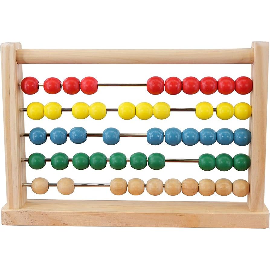 معداد حساب خرز خشبي ٢٦×١٧×٤ سم معداد حساب خرز خشبي ٢٦×١٧×٤ سم