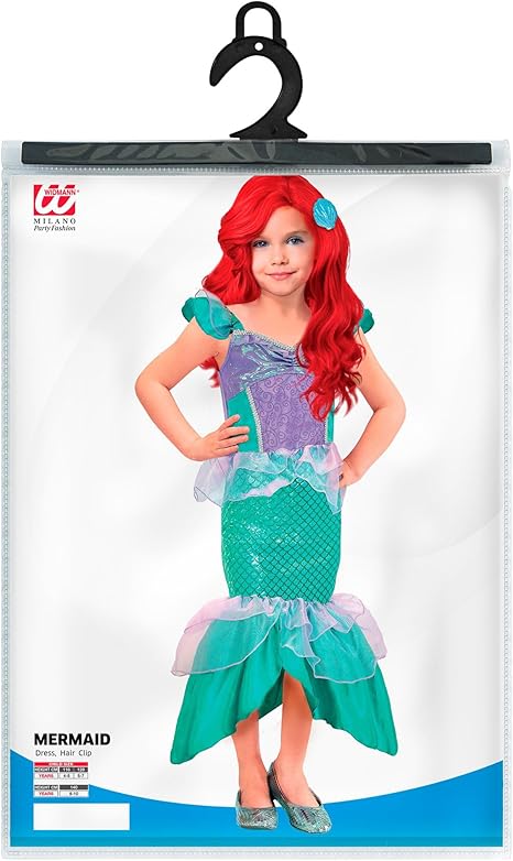NEW W WIDMANN MILANO Party Fashion Kids Costume Mermaid