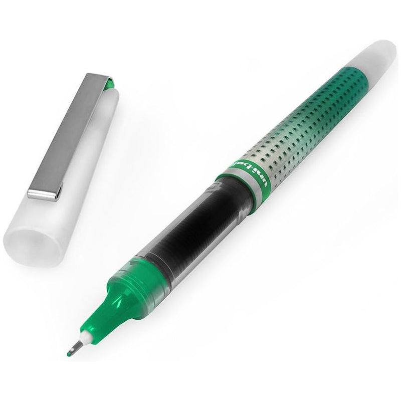 Uniball Eye Needle Point Fine Tip Roller Ball Pen Green – Istiklal