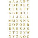 Zweckform A-Z Labels 7mm Gold on Transparent Squares 12x12mm - Pack of 120