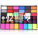 VERÔNNI Water Based Face Paint & Watercolor Art -  42 Colors Palette