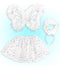 NEW W WIDMANN MILANO Party Fashion Kids Costume Angel Kit