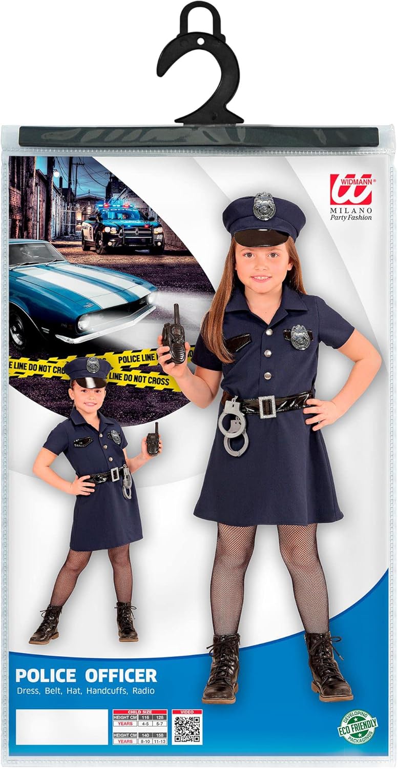 NEW W WIDMANN MILANO Party Fashion Kids Costume Police Officer