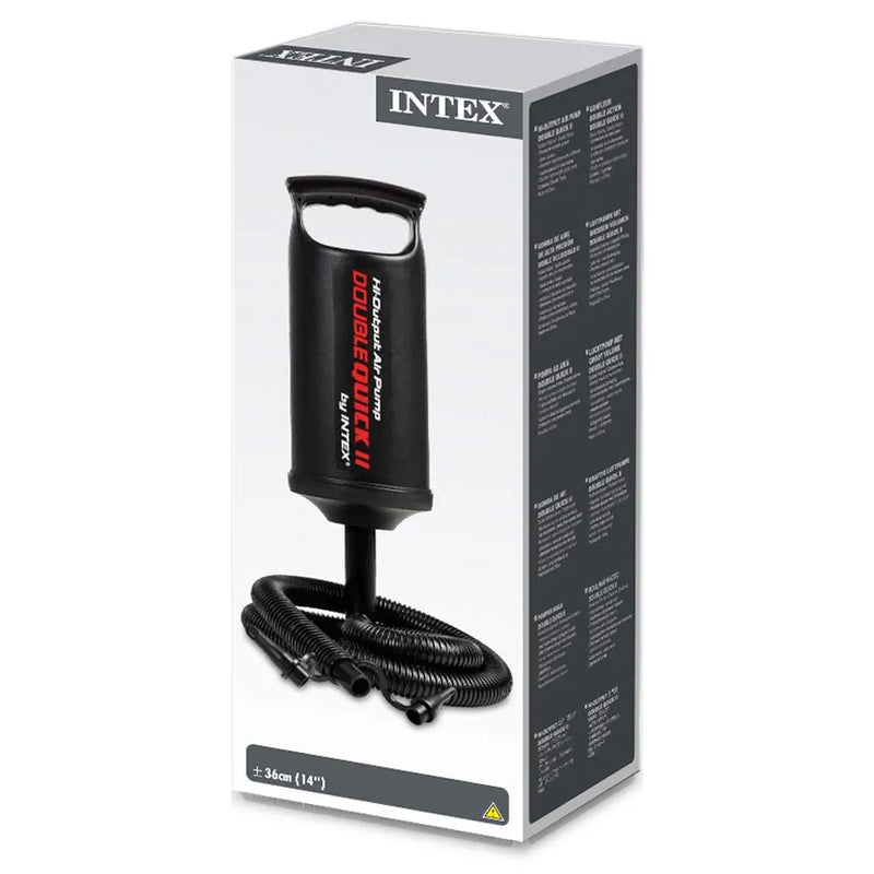 Intex Hi-Output Double Quick II S Hand Air Pump 36cm