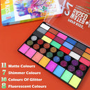 VERÔNNI Water Based Face Paint & Watercolor Art -  42 Colors Palette