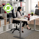 NEW Floortex Cleartex® Evolutionmat Enhanced Polymer Rectangular Chair Mat for Carpets up to 9mm with Grippers  - 150 x 116cm