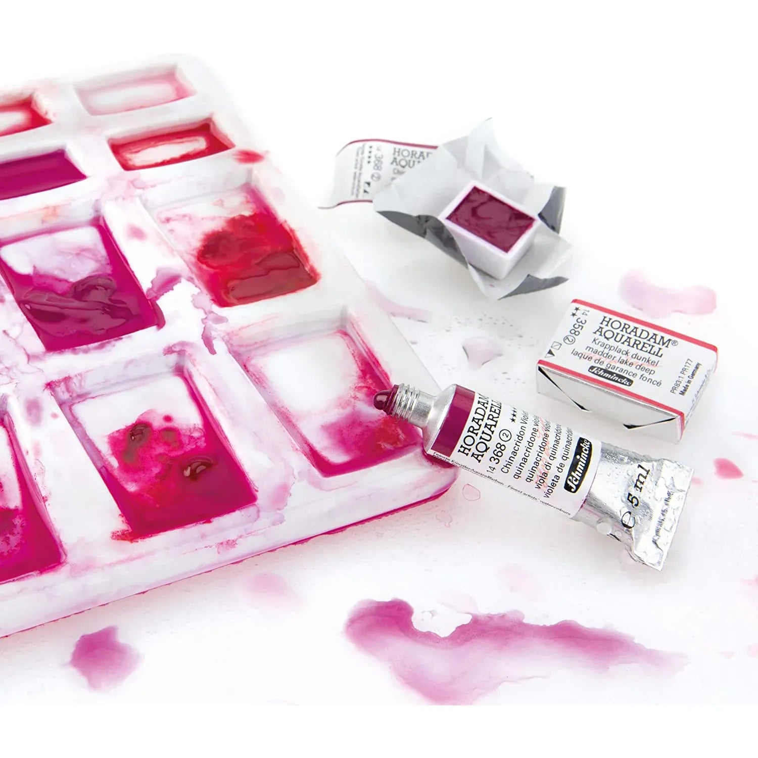 NEW Schmincke HORADAM Aquarell Fine Artists' Watercolours 12 x 5ml Tubes - Limited Quantity NEW Schmincke HORADAM Aquarell Fine Artists' Watercolours 12 x 5ml Tubes - Limited Quantity