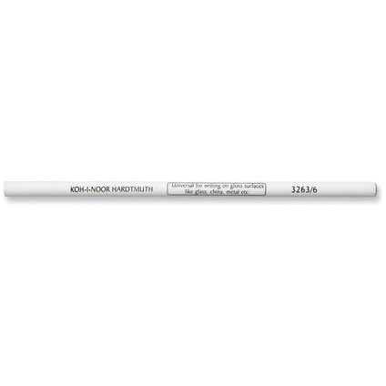 KOH-I-NOOR Special Coloured White Pencil Marker for Gloss Surfaces