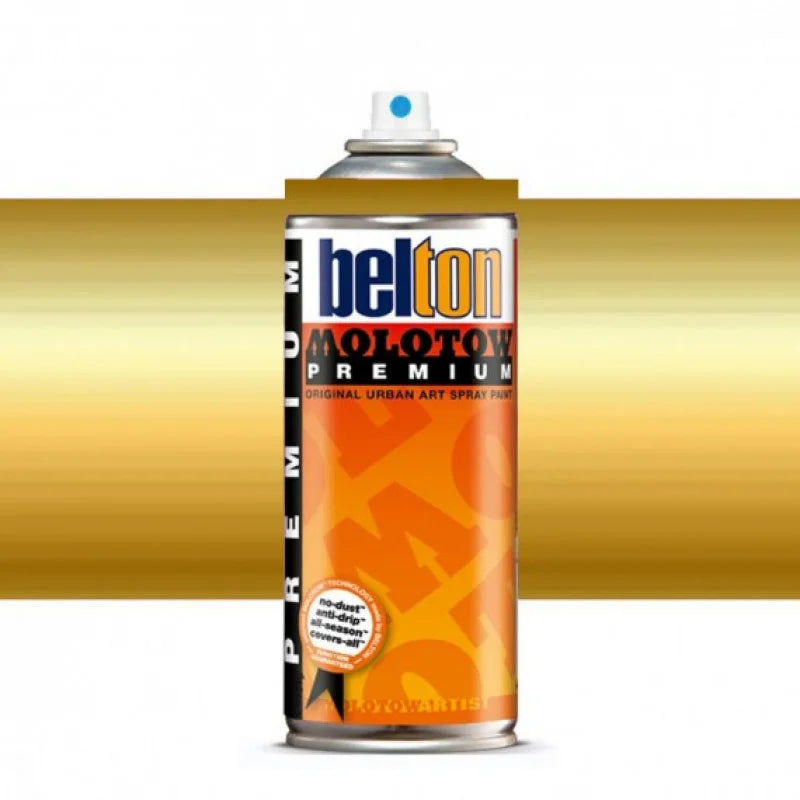 MOLOTOW Spray Paint 400ml - METALLIC GOLD