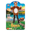 NEW W WIDMANN MILANO Party Fashion Kids Costume Bear Hoodie with Mask