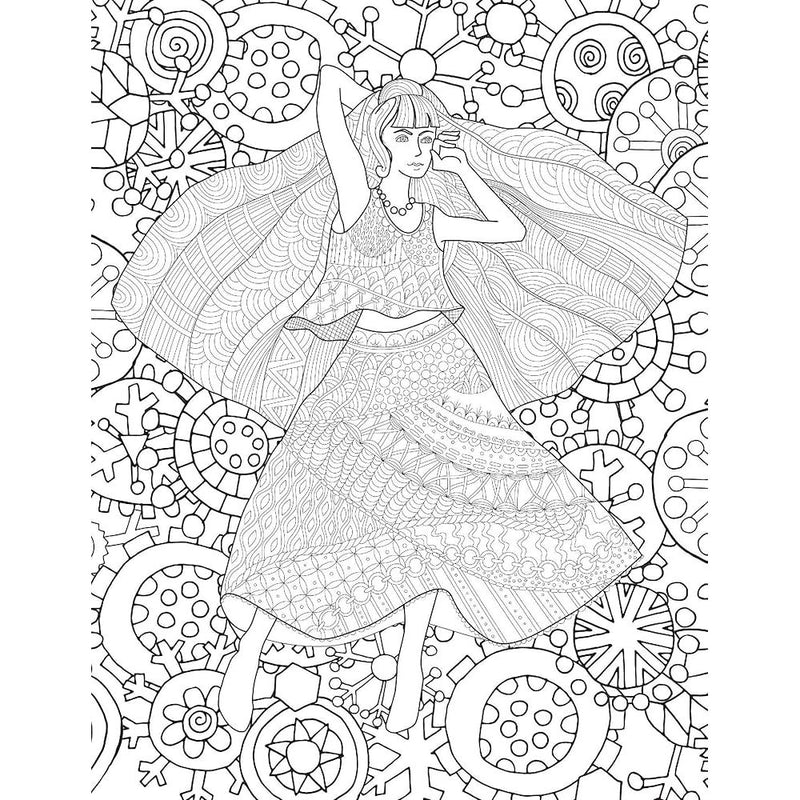 Dreamland Publications Fashion Adult Coloring Book - 30 Sheets