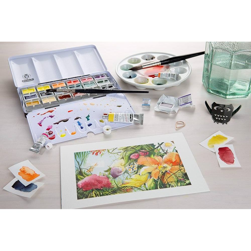 NEW Schmincke HORADAM Aquarell Fine Artists' Watercolours 12 x 5ml Tubes - Limited Quantity NEW Schmincke HORADAM Aquarell Fine Artists' Watercolours 12 x 5ml Tubes - Limited Quantity