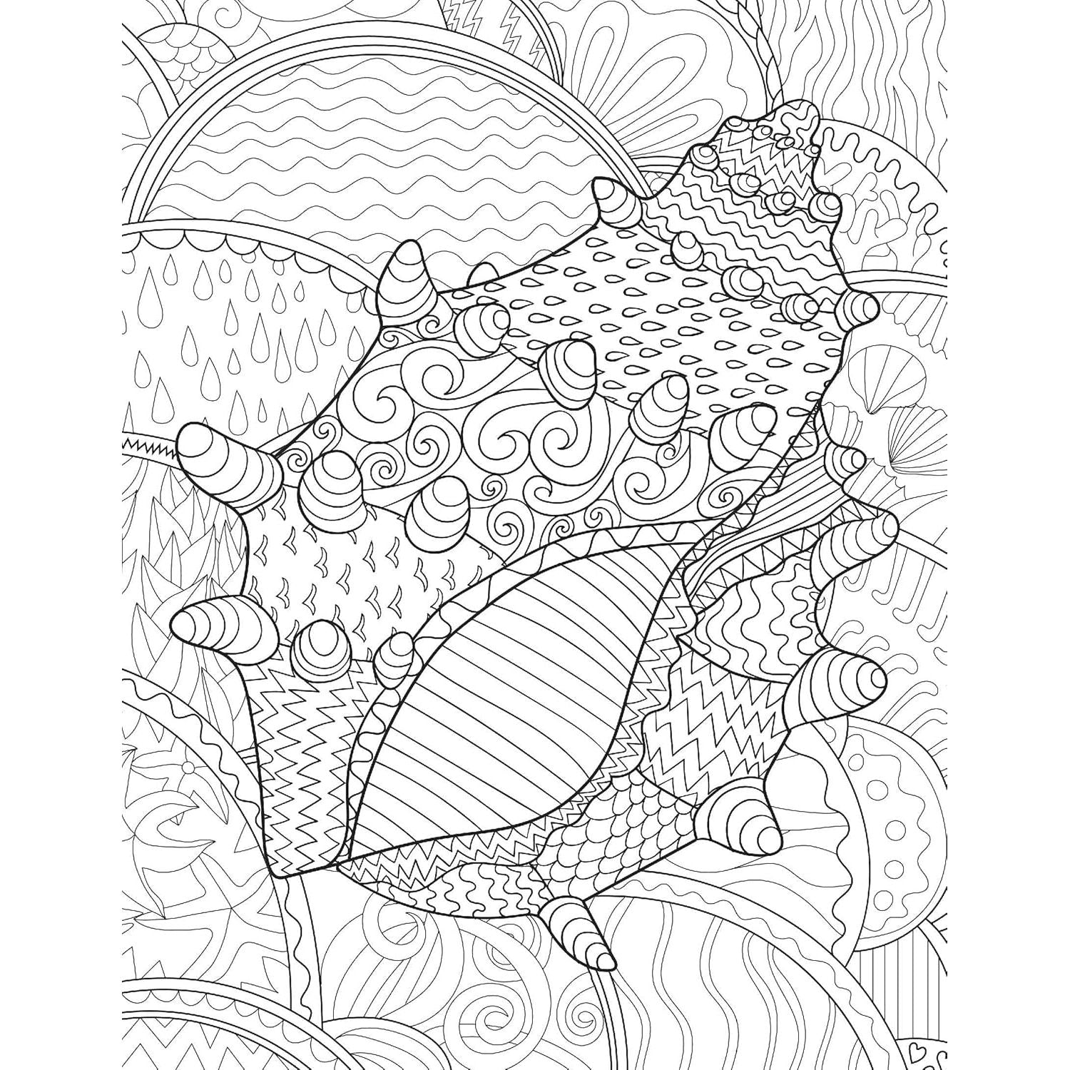 Dreamland Publications Ocean Adult Coloring Book - 30 Sheets Dreamland Publications Ocean Adult Coloring Book - 30 Sheets