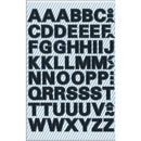 Zweckform A-Z Labels 10mm Black Letters Weatherproof - Pack of 130