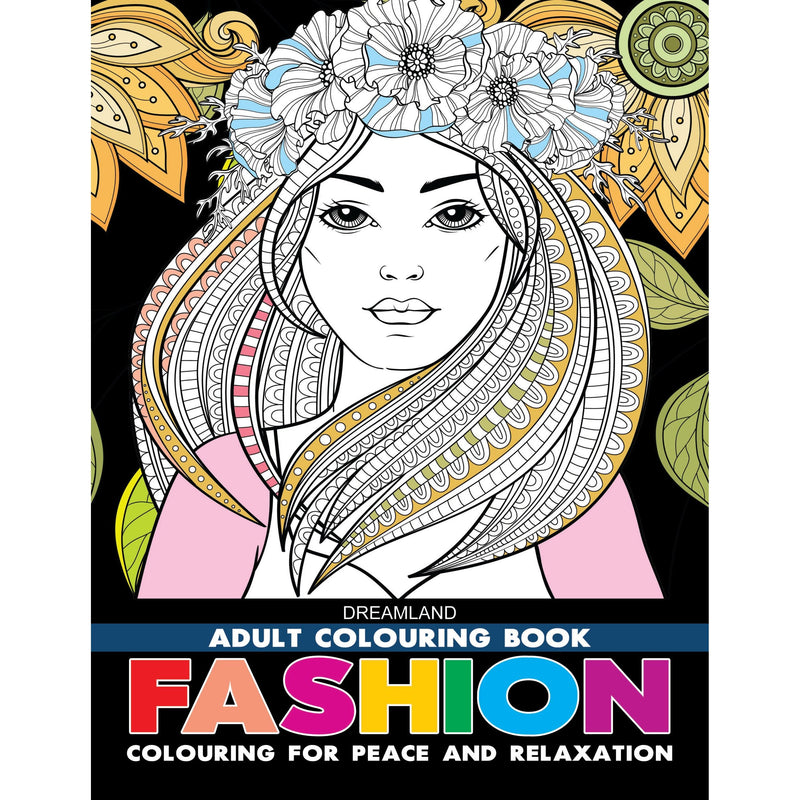 Dreamland Publications Fashion Adult Coloring Book - 30 Sheets