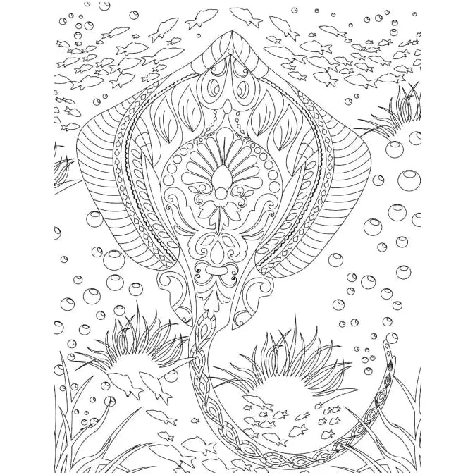 Dreamland Publications Ocean Adult Coloring Book - 30 Sheets Dreamland Publications Ocean Adult Coloring Book - 30 Sheets