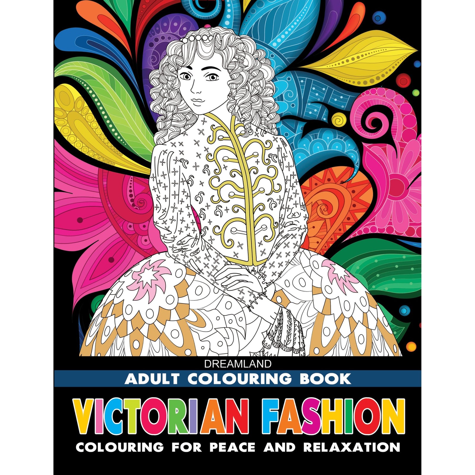 Dreamland Publications Victorian Fashion Adult Coloring Book - 30 Sheets Dreamland Publications Victorian Fashion Adult Coloring Book - 30 Sheets