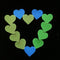 Party Favor Super Lights Glow in the Dark Assorted Hearts Set - 20 pcs
