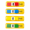 NEW 3M Post-it® Flag Index Tabs 11,9x43,2 mm Assorted Colours - Pack of 140