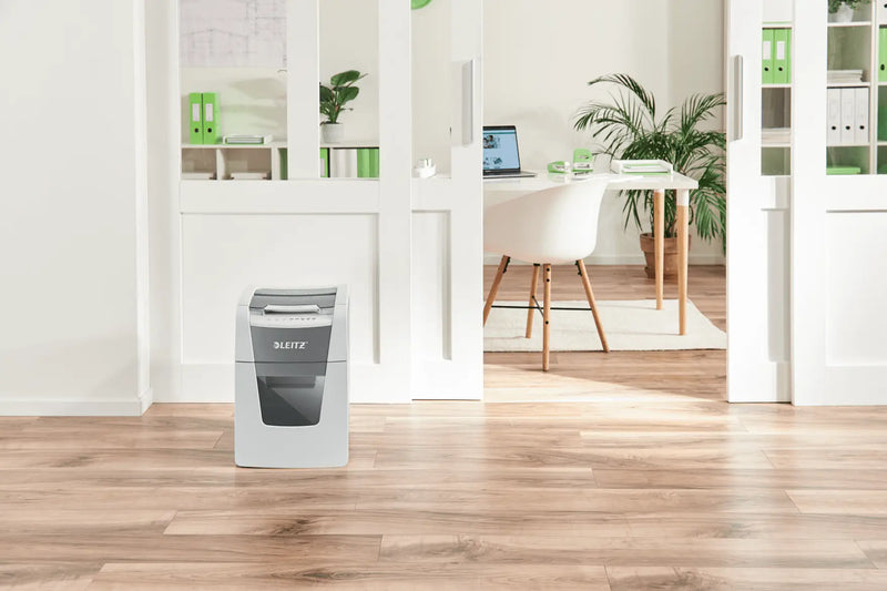 NEW Leitz Icon Auto Feed 150 Sheets P4 Cross Cut Shredder Machine - Office 150