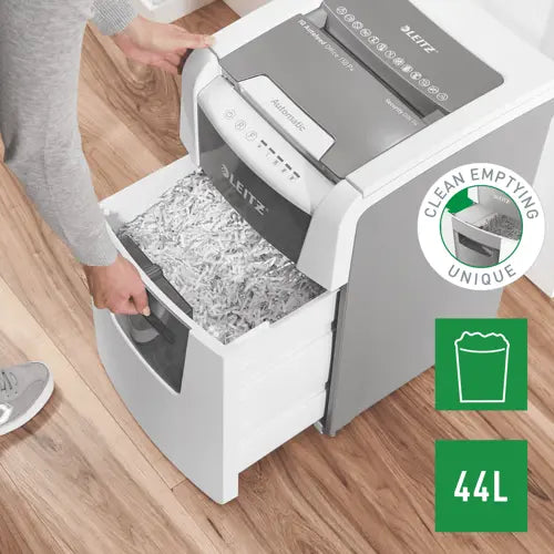 NEW Leitz Icon Auto Feed 150 Sheets P4 Cross Cut Shredder Machine - Office 150