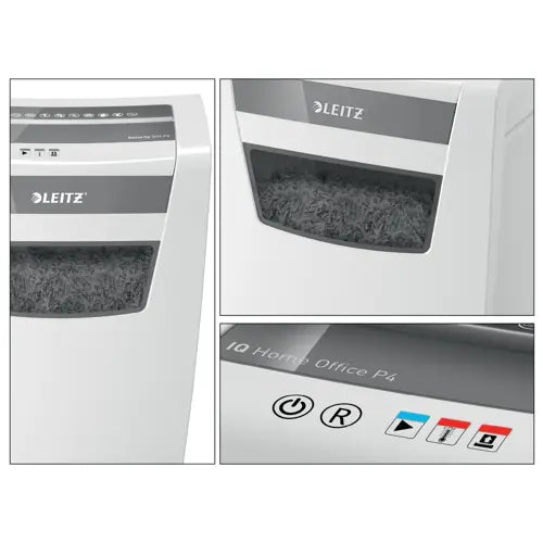 NEW Leitz IQ Home Office Paper Shredder Cross Cut  P4