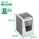 NEW Leitz Icon Auto Feed 150 Sheets P4 Cross Cut Shredder Machine - Office 150