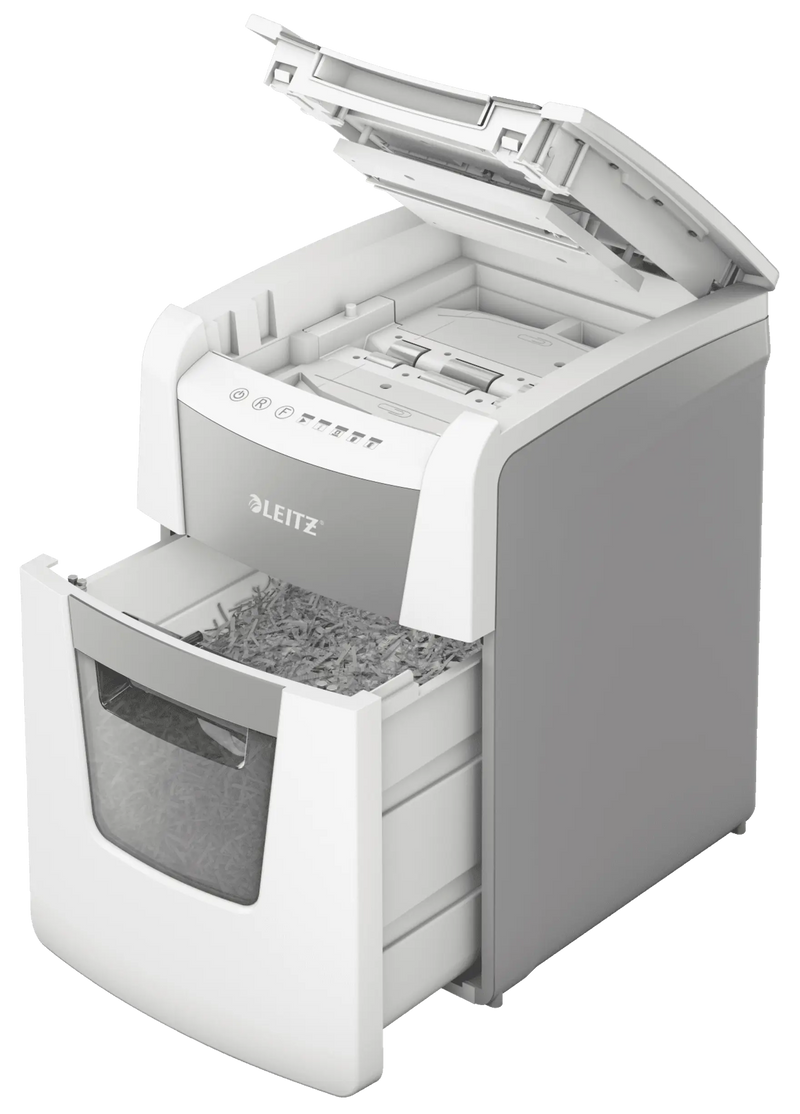 NEW Leitz Icon Auto Feed 150 Sheets P4 Cross Cut Shredder Machine - Office 150