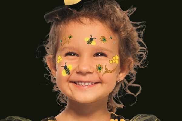 NEW Herma FACE ART Sticker Honey Bee - Pack of 1