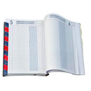 NEW Bassile 2026 Hard Cover Accounting Ledger Diary with Monthly Tabs - B5
