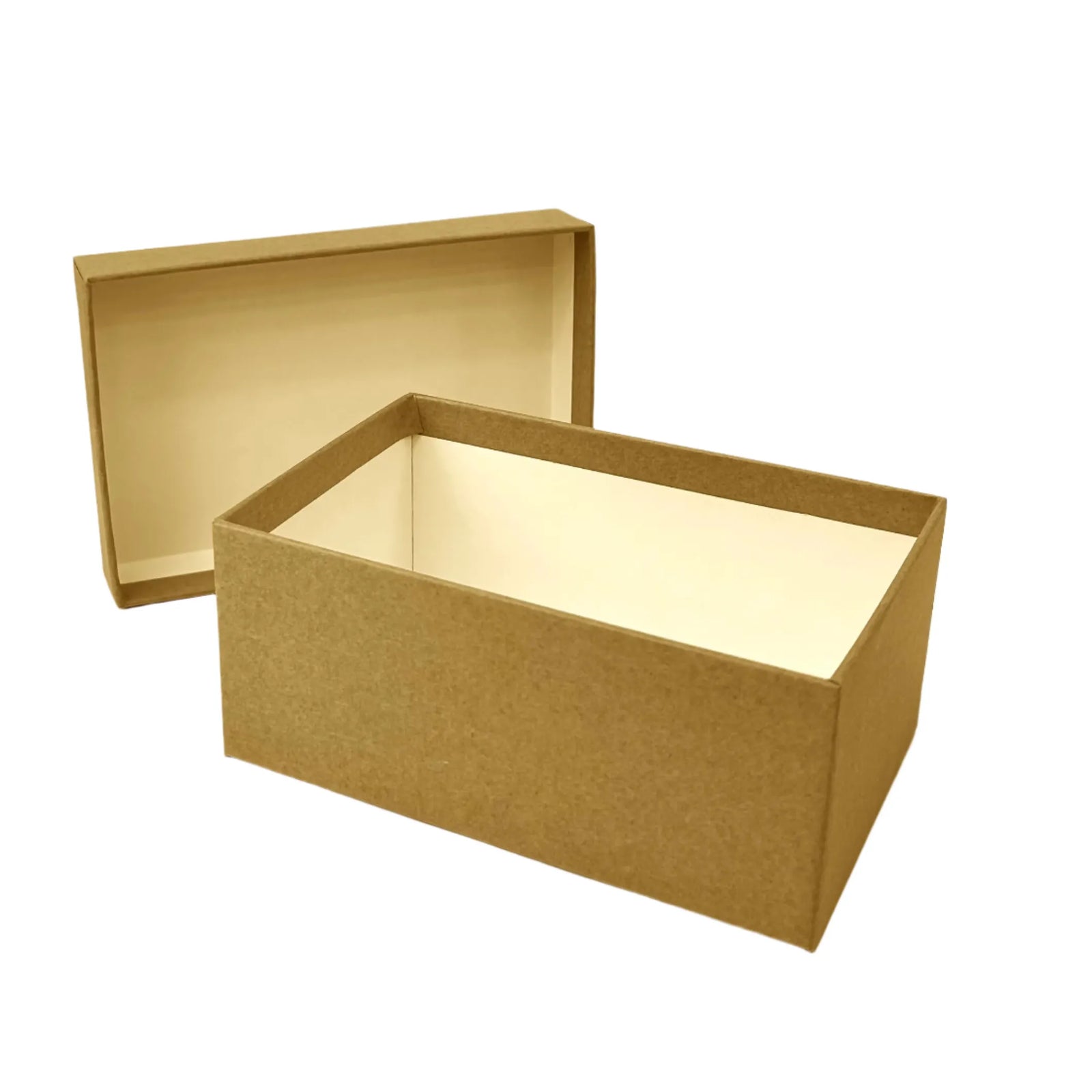 NEW Kairui Rectangular Plain Kraft Gift Box with Lid - Assorted Sizes NEW Kairui Rectangular Plain Kraft Gift Box with Lid - Assorted Sizes