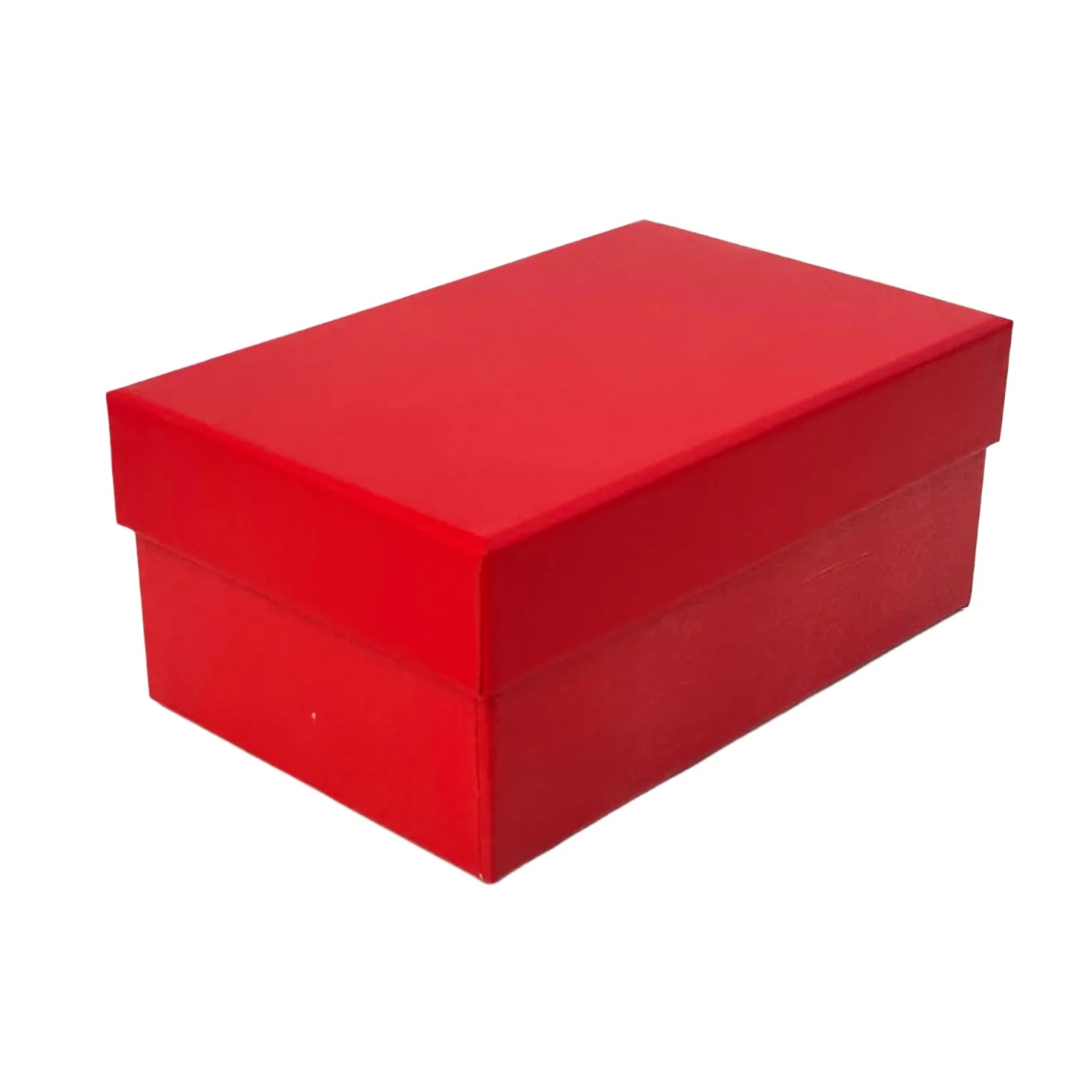 صندوق هدايا كرتون مقوى ملون مجلد لون احمر مع غطاء كايروي - قياسات متعددة