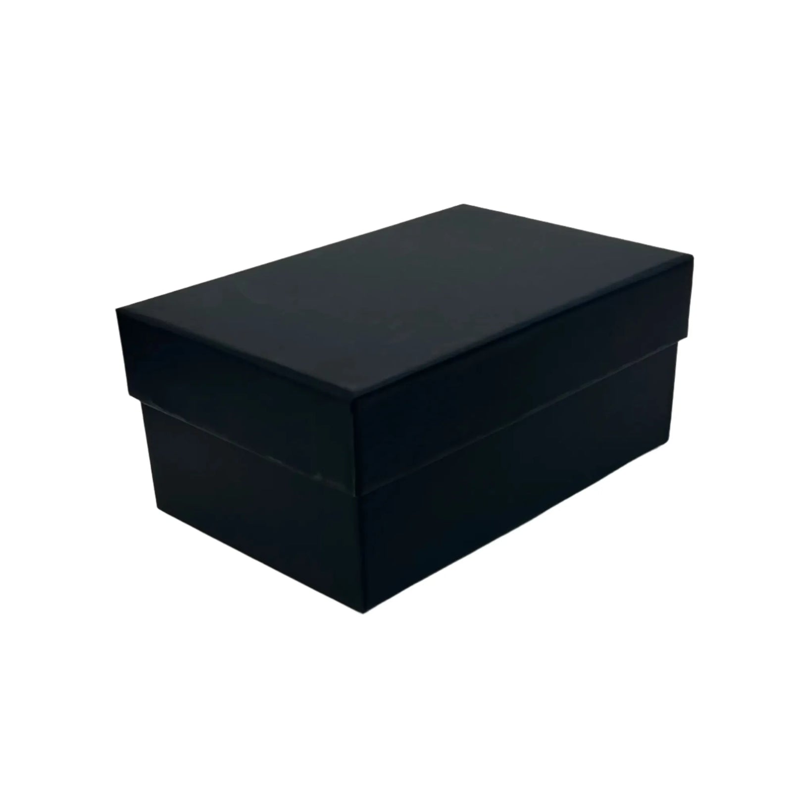 صندوق هدايا كرتون مقوى ملون مجلد لون اسود مع غطاء كايروي - قياسات متعددة